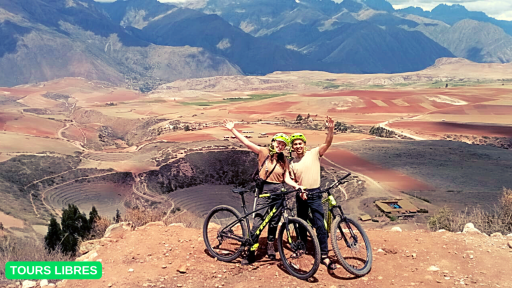 Mountain biking tour sacred valley Maras and Moray from Cusco